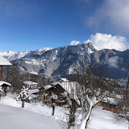 Studio Au Calme, Vue Imprenable Sur La Vallee Лейсен Экстерьер фото